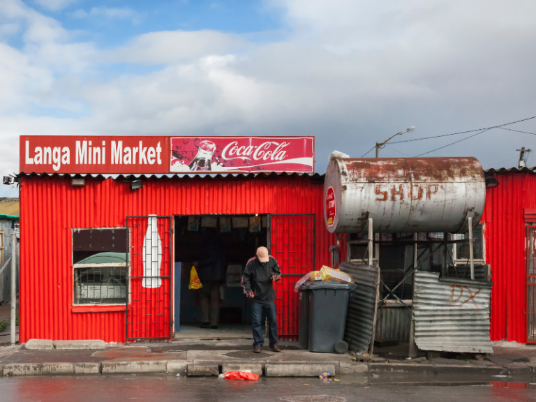 Spaza shop in cape town - adobe