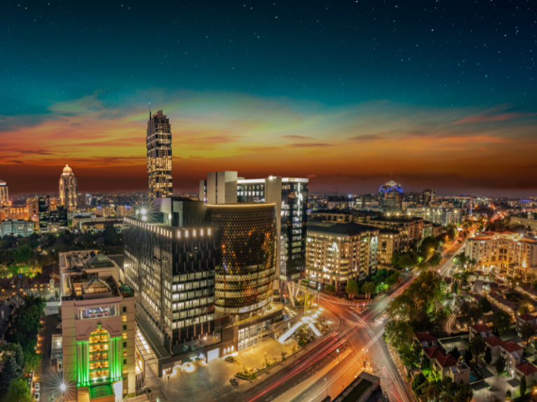 Sandton Johannesburg at city